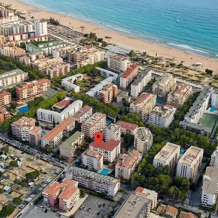 Lejlighed 3º Linea De Mar, Bbq + Patio + Piscina By Sunset *
