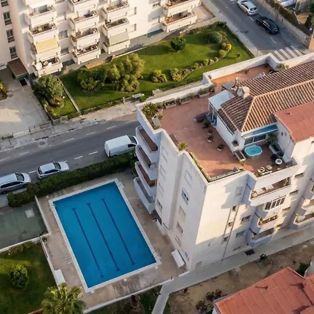 Lejlighed 3º Linea De Mar, Bbq + Patio + Piscina By Sunset